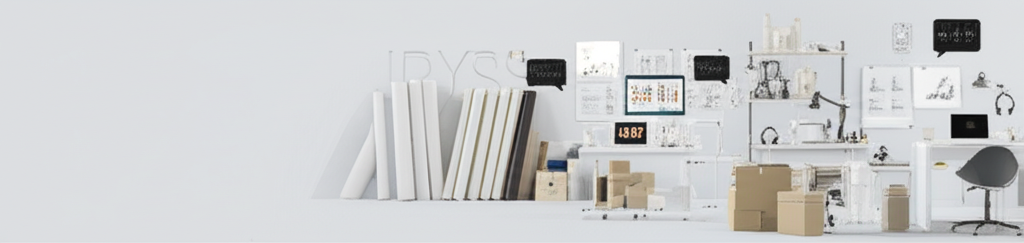 Modern workspace with multiple IRYSS services represented